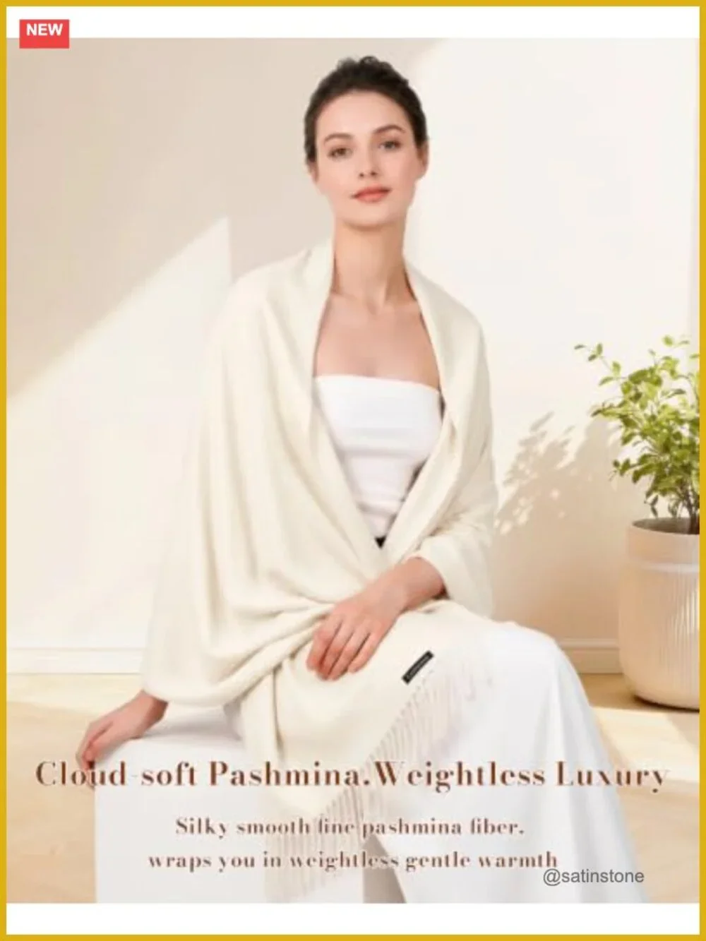 Pashmina Shawl Wrap Women Evening Dress Wedding Scarf